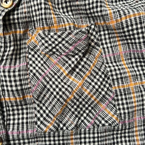 Free People Multicolored Boxy Button Down Shirt - Picture 5 of 10